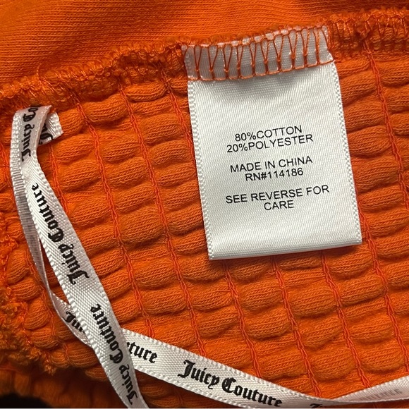 JUICY COUTURE terrycloth halter crop top women’s size XL - Picture 12 of 13